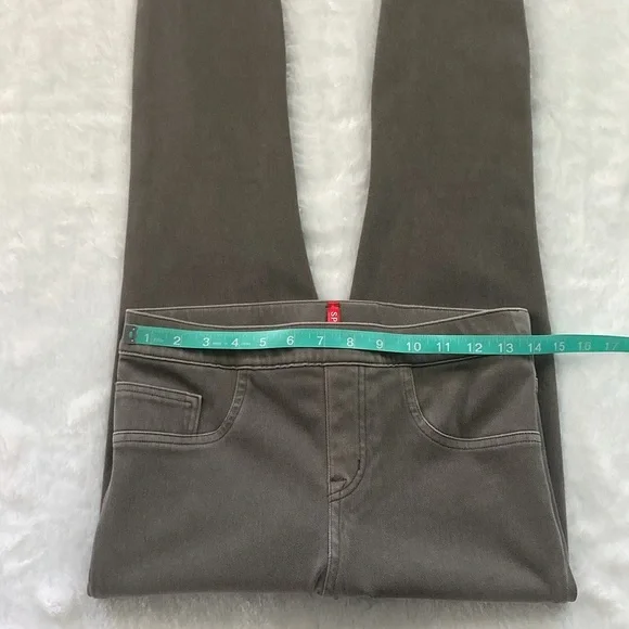 Like New Earthy Taupe Spanx Jean-ish Ankle Leggings - Picture 3 of 7
